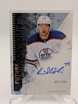   Vincent Desharnais 2023-24 UD SP Authentic Retro Future Watch Auto SP #/699
