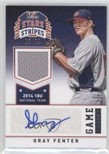 2015 Panini Stars and Stripes Game Gear Signatures 83/99 Gray Fenter Auto 0a9