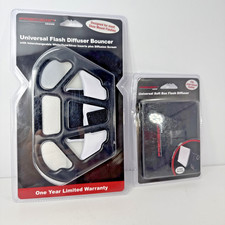 Lot of 2 Precision Design Universal Flash Diffusers - Soft Box  Bouncer