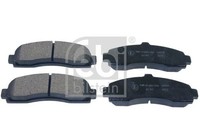 Febi Bilstein Bremsbelagsatz, Scheibenbremse 16262 Passend FüR Nissan