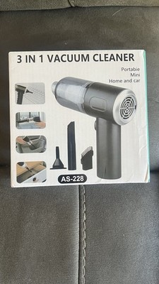 3-in-1 Portable Mini Vacuum Cleaner AS-228   Home & Car   New (Unbranded)