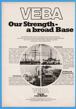 1979 VEBA Ag Dusseldorf Germany Electricity Chemicals Petroleum Energy Co Ad
