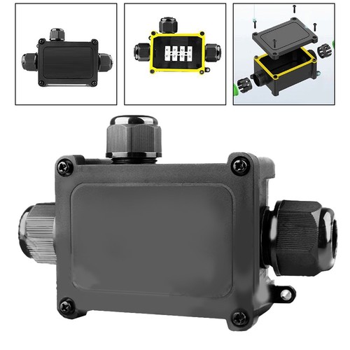 Sturdy Plastic Junction Box for Outdoor Wire Connections and Protection - Afbeelding 2 van 10