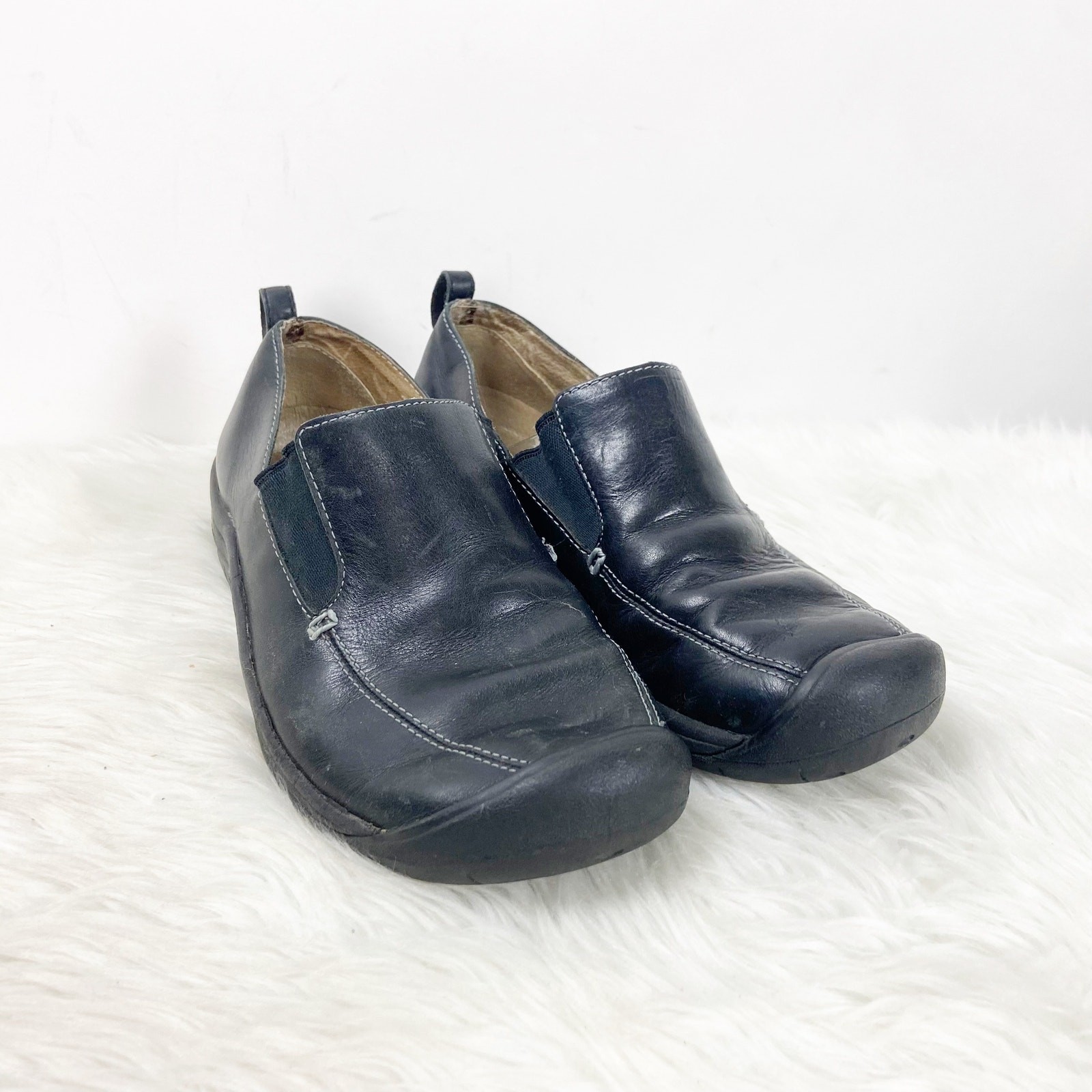 Scarpe da passeggio Keen 8 donna nere in pelle Verona comode