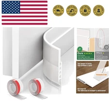 2 Pack Door Draft Stopper，Door Sweep for Exterior & Interior Doors,Door Botto...