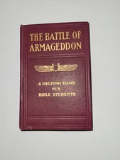 THE BATTLE OF ARMAGEDDON 1915 Watchtower Studies in the Scriptures  Wing GLOBE 