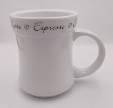 Jo!e Cafe White Coffee Mug - Latte- Espresso - Cappuccino - Moka