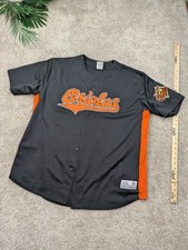 Dynasty Baltimore Orioles Jersey Mens XL Extra Large Black Vintage Baseball MLB