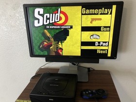 Scud Assassin Sega Saturn 1996 Sega Soft Official Action Adventure Disc Works