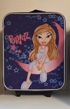 Vintage Bratz Yasmin Small Rolling Suitcase Doll Carrying Case Travel Purple Y2K