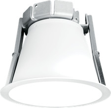 H.E. Williams 6FDR FieldSELECT 6″ Round LED Downlight White DIM UNV EM