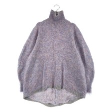 Mame Kurogouchi 2024AW Mohair Knitted High Neck Top Cashmere Knit Sweater 1 Used
