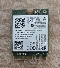 Intel Dual Band Wireless Card - 7265NGW PCIe M.2 Wireless network card - AC7265