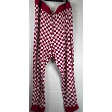 Maurice's Sleep Pants 3X Red White Checkered Drawstring Loungewear Pajama