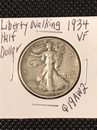 1934 Liberty Walking Half Dollar  VF