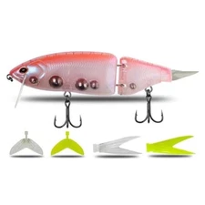 1 KO DRT Swimbait Tiny Klash 6.5” US SHIPPER. Natural Ghost