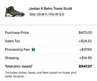 Nike Air Jordan 6 Retro x Travis Scott Olive Cactus Jack CN1084