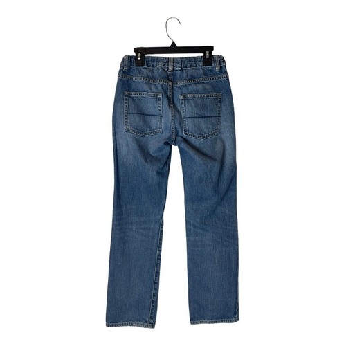 J Crew Crewcuts Jeans Youth 12 Blue Medium Wash Adjustable Waist Straight Leg - Picture 2 of 11