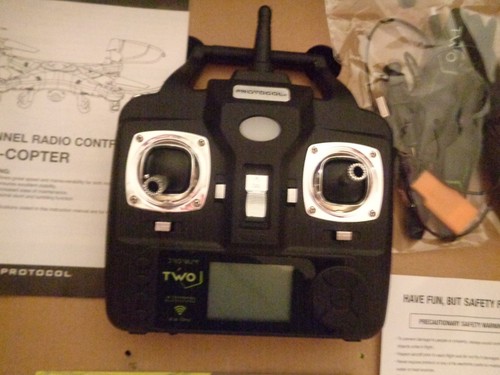 Protocol Dronium Remote-Controlled Quad-Copter Silver Remote & Accessories Only - Picture 4 of 4