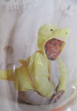 Baby Unisex Plush Pullover Shark Hoodie Halloween Costume Yellow 6-12 Months