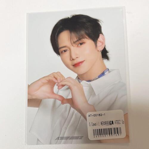 ATEEZ Yeosang S Cawaii! MEN Magazine White Ver. FC Official Bromide Photocard - Picture 1 of 2