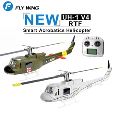 Fly Wing UH1 V4 RC Helicopter  M10 GPS ACE Flight Controller Altitude Hold US