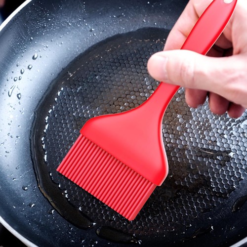 Confezione 3 Spazzole Basting Grill Silicone Grande per Grigliare Olio Burro Salsa Spargi - Foto 4 di 7