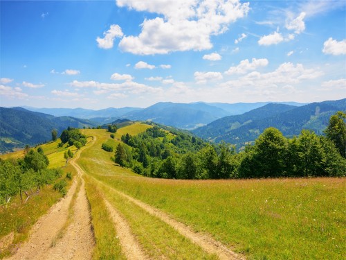 Rural Fields and Meadows 5mm thick Plastic Poster Ready to Hang 60x45cm - Picture 2 of 3