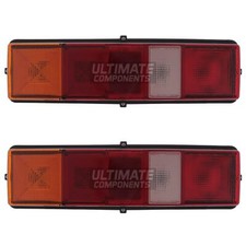 Rear Lights Ford Transit Tail Tipper Lamps Pickup Luton Mk5 1 Pair Left & Right