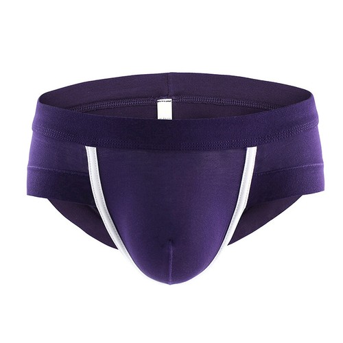 Ropa interior para hombre Sexy Calzoncillos Sólidos Modal U Bolsa Cintura baja Bragas Calzoncillos - Imagen 5 de 28