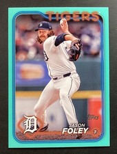 2024 Topps Update #US290 Jason Foley Detroit Tigers AQUA