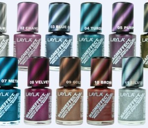 Nail Polish Magnetic Effect By Layla Cosmetics Choose From Many Image Is Loading Nail Polish Magnetic Effect By Layla Cosmetics Choose