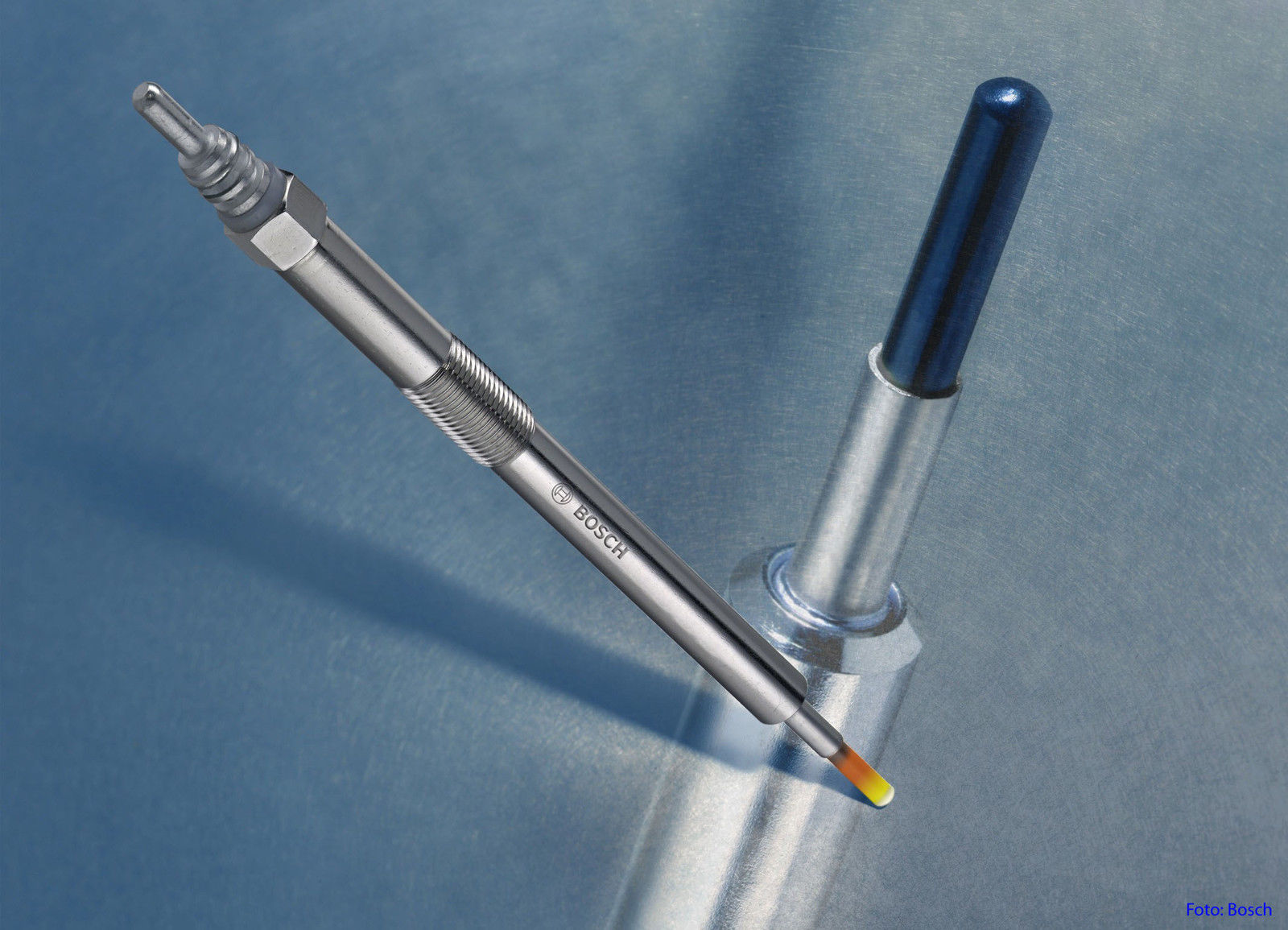 4 Glow Plugs Bosch Duraterm Compatible With Ford Fusion 1.6 TDCI 0250204001