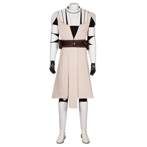 Halloween Costume Set Star Wars Jedi Master Obi-wan Kenobi Cosplay Armor Version - Picture 2 of 16