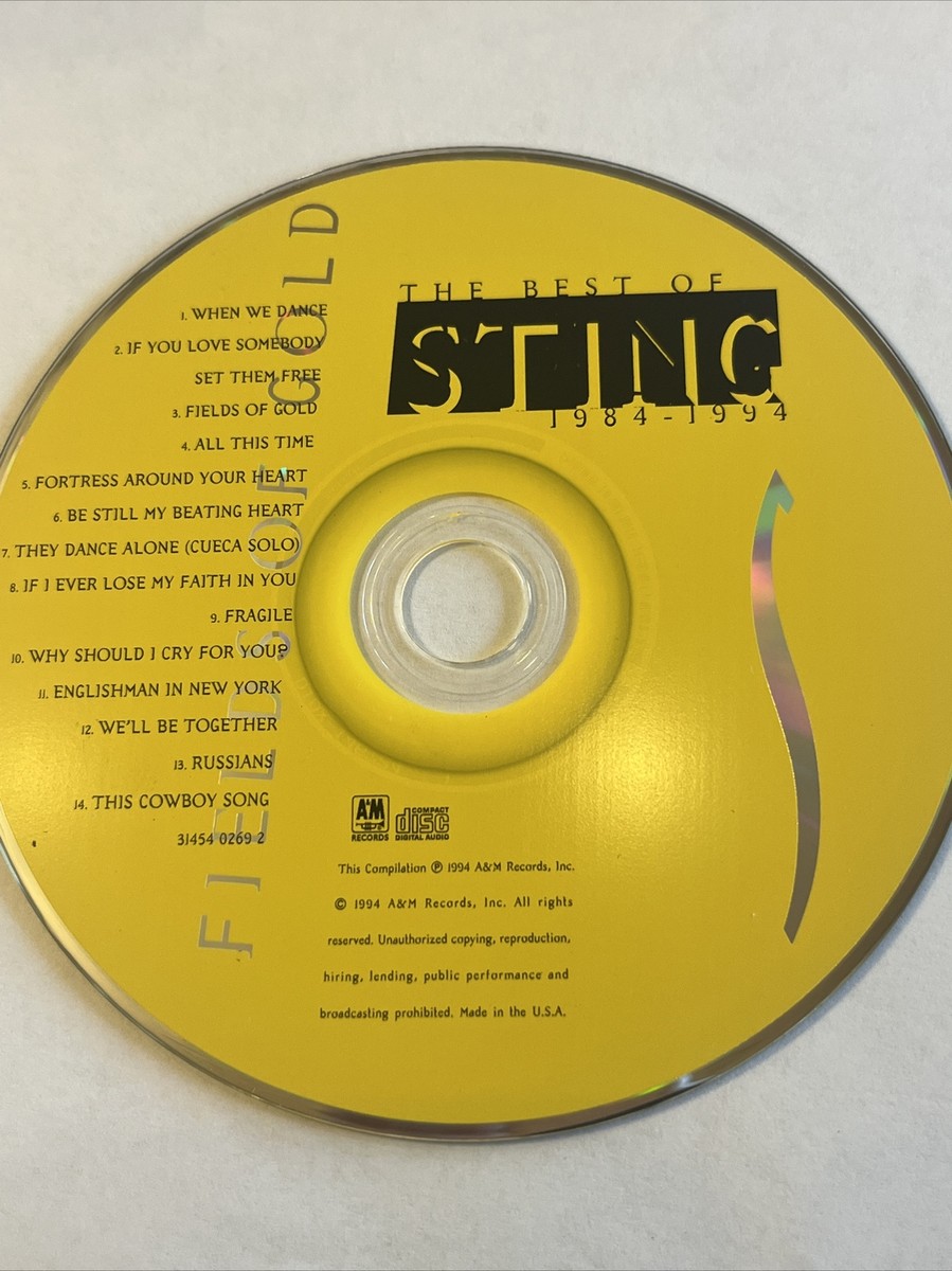 THE BEST OF STING 1984-1994 FIELD OF GOLD CD (CD ONLY, NO