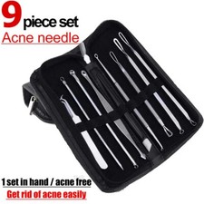 Pimple Remover Tool Kit Comedone Acne Spot Zit Popper Blackhead Extractor Tools