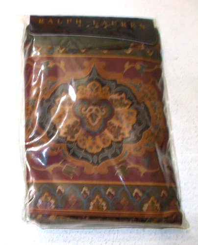 2 NEW Ralph Lauren Equestrian Paisley Standard Pillowcases