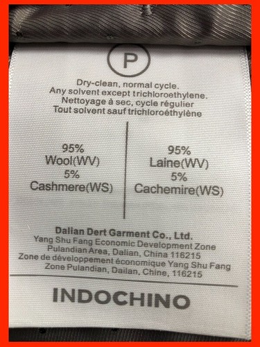 Indochino Yaletown Bespoke 50L Custom WOOL Men's Gray Blazer Jacket 382468 - Picture 7 of 9