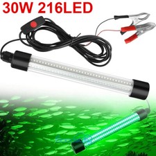 216 LED Underwater Submersible Fishing 12V Light Night Crappie Shad Squid Lamp