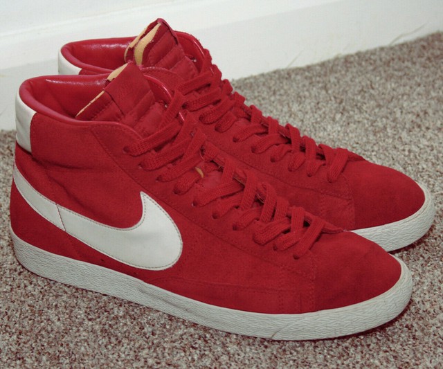red nike blazer high tops
