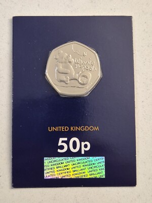 2020 Winnie the Pooh 50p Coin BUNC Change Checker UK