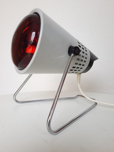 50er Vintage "ORIGINAL HANAU" "SOLILUX" Rotlichtlampe Wärmelampe 60er - Picture 11 of 16