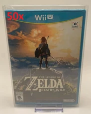 50X Clear Plastic Sleeve Box Protector Case for Nintendo Wii U Xbox 360 Gamecube