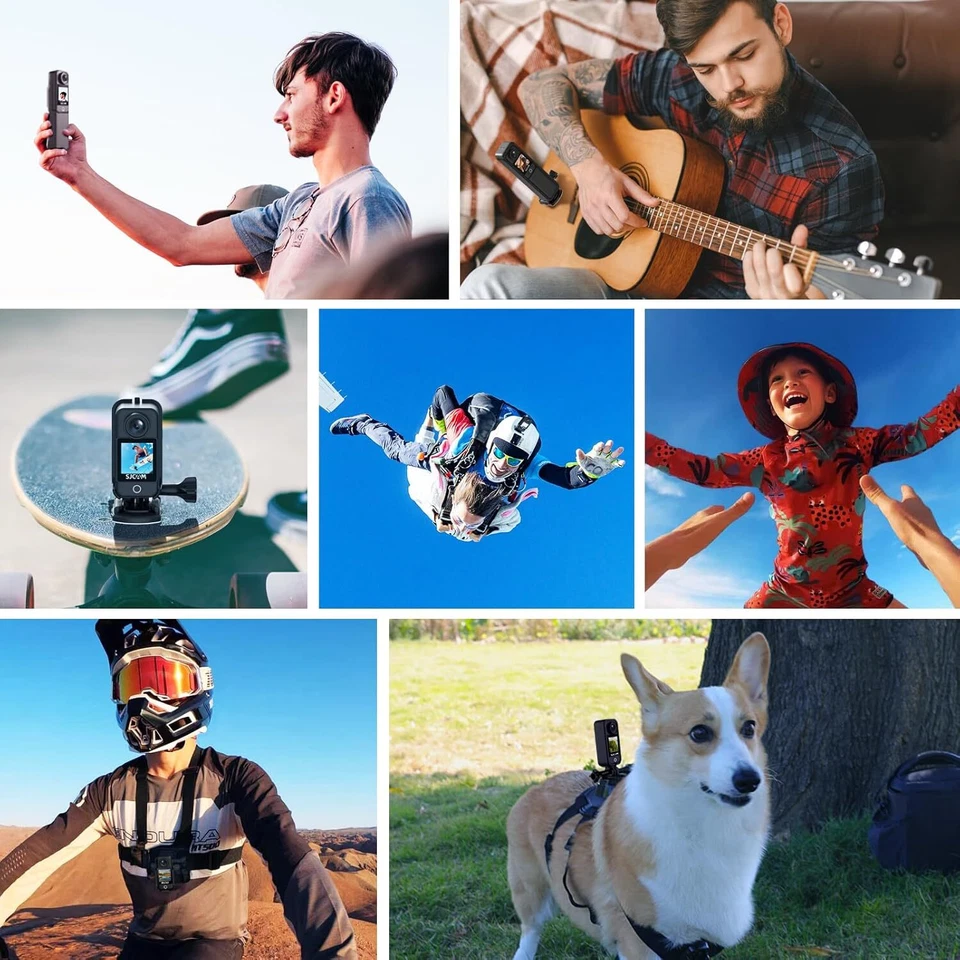 SJCAM C300 Action Kamera 4K WiFi 20MP Helmkamera Touchscreen 30M Wasserdicht - Bild 2 von 4