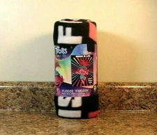 Dreamworks Trolls World Tour Poppy Fleece Throw Blanket 40 x 50 NEW