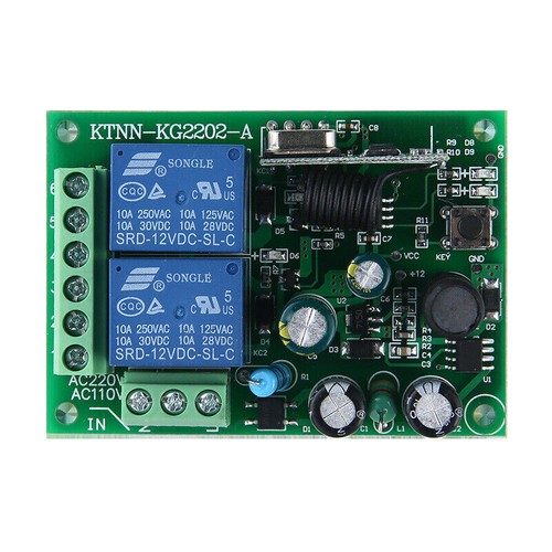 2CH 433 MHz Funk Fernbedienung Garagentor Funk Handsender+Empfänger Set - Bild 6 von 7