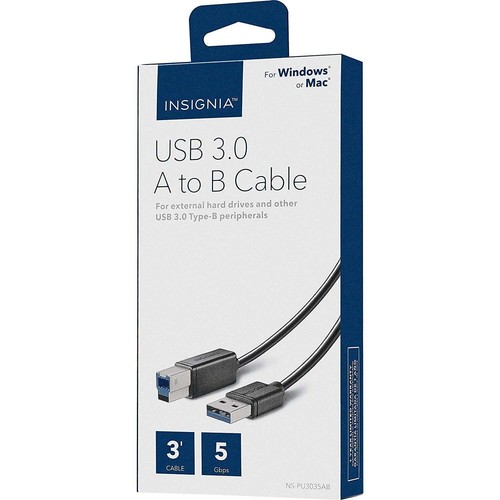 USB 3.0 A to B Cable Connector For External Hard Drives readers Docks - Picture 2 of 2