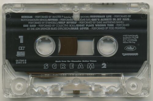 SCREAM 2 Soundtrack Music From The Dimension Motion Picture; Cassette 1997 Capit - Picture 2 of 4