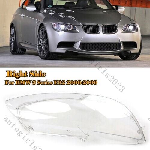 Cubierta de lente de faro delantero transparente pasajero para BMW M3 E92 E93 serie 3 2006-2009 - Imagen 1 de 8