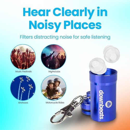 Reusable High Fidelity Hearing Protection: Ear Plugs for Concerts, Music, and Mu - Picture 4 of 7